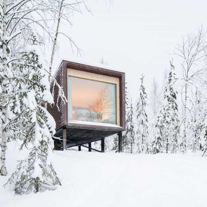 arctic treehouse hotel rovaniemi finland