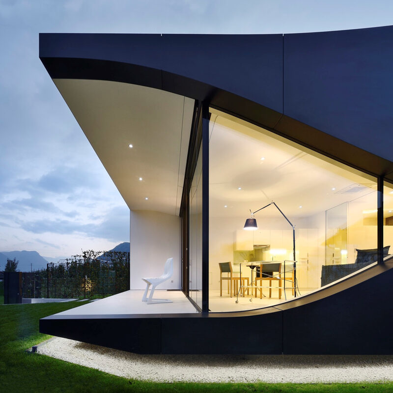 mirror houses bolzano south tyrol Italy peter pichler architecture