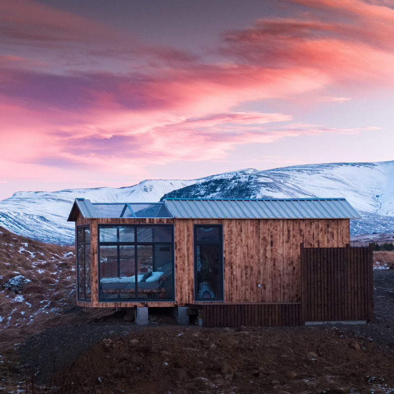 Panorama Glass Lodge: Cabin in Hella - STAY SOME DAYS
