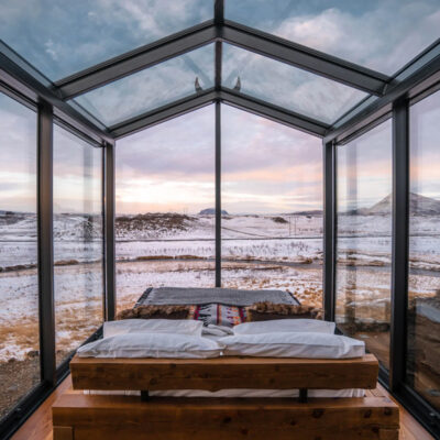 panorama glass lodge iceland