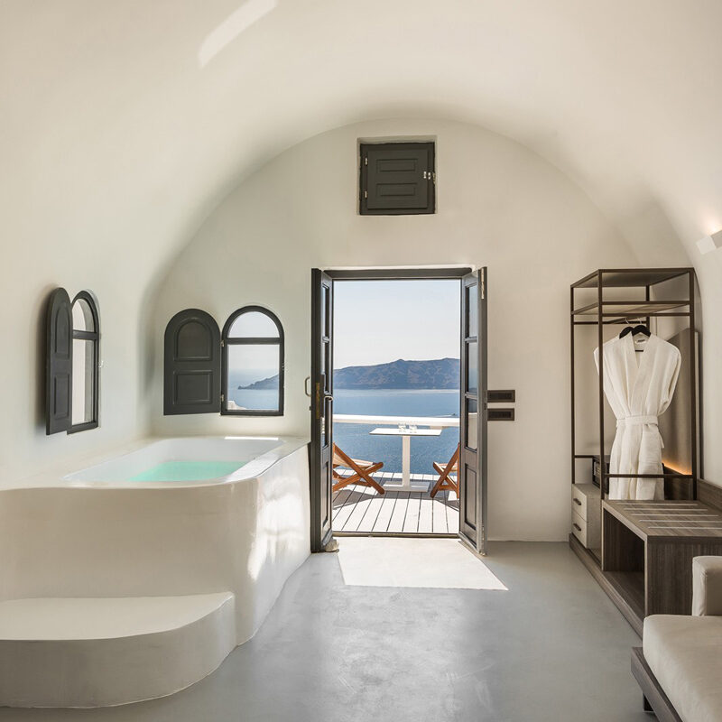 sun rocks santorini greece hotel kritikos