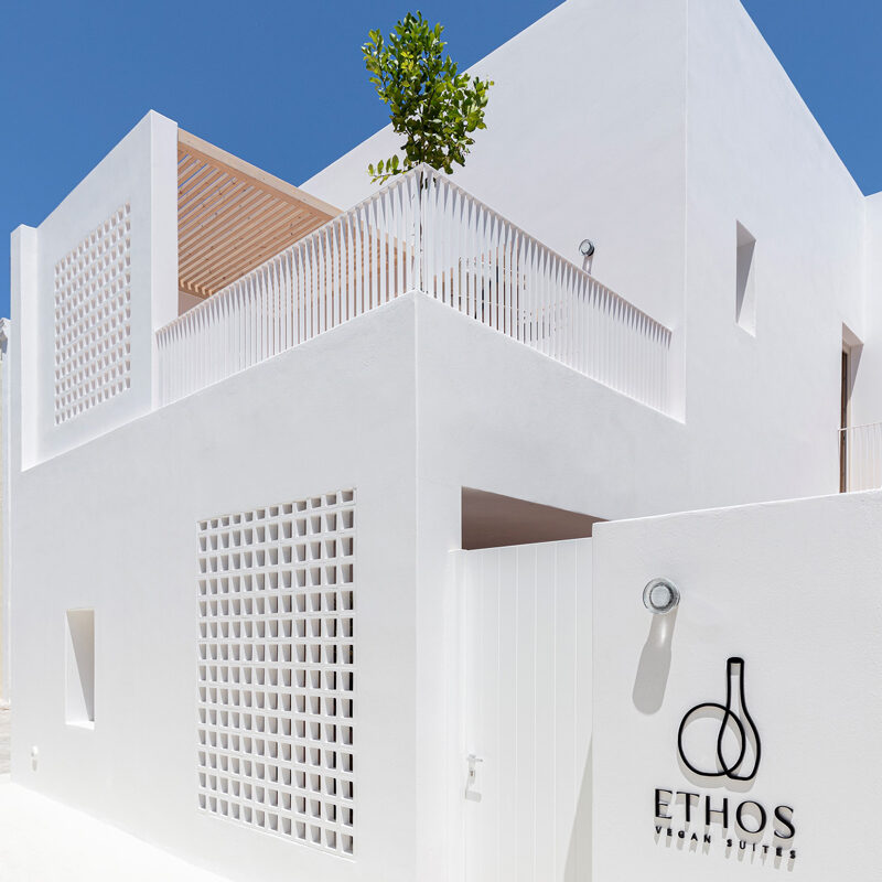 ethos vegan suites hotel santorini greece kapsimalis architects
